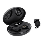 IFECCO S13-Black Invisible Sleep Earbuds - Small Wireless Sleep Headphones for Side Sleepers,Comfortable Blocking Noise,IPX6 Waterproof Wireless Headphones for Sleeping (Black)