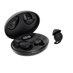 IFECCO S13-Black Invisible Sleep Earbuds - Small Wireless Sleep Headphones for Side Sleepers,Comfortable Blocking Noise,IPX6 Waterproof Wireless Headphones for Sleeping (Black)