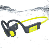 IFECCO Swimming Headphones Underwater - IP68 Waterproof Bone Conduction Headphones Bluetooth 5.4,Open Ear Earbuds with 32GB MP3 Player Memory for Swimming Running Cycling