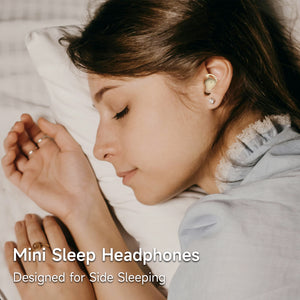 IFECCO Invisible Sleep Earbuds Bluetooth - Small Sleep Headphones for Side Sleepers,Sleeping Earbuds Noise Cancelling,IPX6 Waterproof Wireless Tiny Headphones for Sleeping,Sport