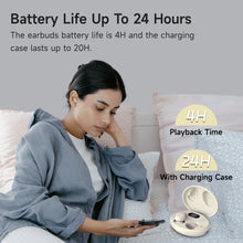Load image into Gallery viewer, IFECCO Invisible Sleep Earbuds Bluetooth - Small Sleep Headphones for Side Sleepers,Sleeping Earbuds Noise Cancelling,IPX6 Waterproof Wireless Tiny Headphones for Sleeping,Sport