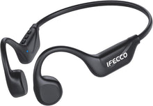 Load image into Gallery viewer, IFECCO Bone Conduction Headphones Bluetooth 5.4 - Wireless Open Ear Headphones with Mic,IPX5 Waterproof Bone Conduction Earbuds 10H Playtime for Cycling Running Hiking Bicycle