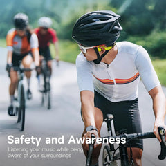 IFECCO Bone Conduction Headphones Bluetooth 5.4 - Wireless Open Ear Headphones with Mic,IPX5 Waterproof Bone Conduction Earbuds 10H Playtime for Cycling Running Hiking Bicycle