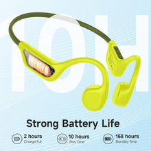Load image into Gallery viewer, IFECCO Bone Conduction Headphones Bluetooth 5.4 - Wireless Open Ear Headphones with Mic,IPX5 Waterproof Bone Conduction Earbuds 10H Playtime for Cycling Running Hiking Bicycle