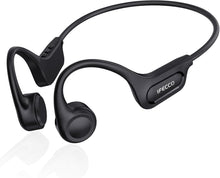 Load image into Gallery viewer, IFECCO Bone Conduction Headphones Bluetooth 5.4 - Wireless Open Ear Headphones with Mic,IPX6 Waterproof Bone Conduction Earbuds 10H Playtime for Cycling Running Bicycle Hiking