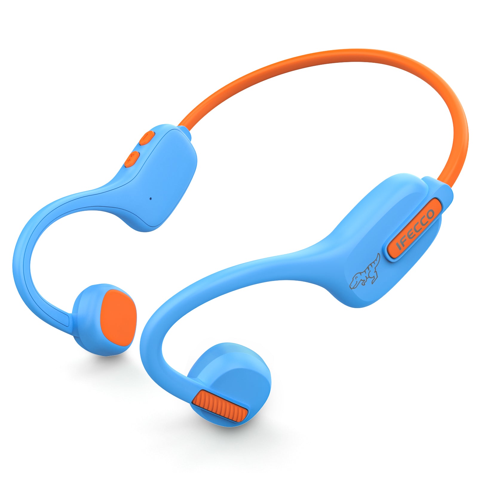 IFECCO X11-Pink Kids Open Ear Headphones - Kids Girls Bluetooth 5.3 Conduction Headphones with Mic,Ultra-Light,IPX5 Waterproof and Safer for Children Wireless Headphones,Perfect for School Travel Gifts (Pink)