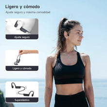 Load image into Gallery viewer, IFECCO Waterproof Headphones for Swimming Bone Conduction Headphones Bluetooth 5.4,IP68 Waterproof Earbuds Underwater,Open Ear Earbuds with 32G MP3 for Swimming Cycling Running